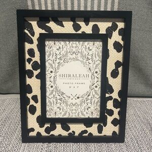 Shiraleah Black and White Leopard Print Photo Frame